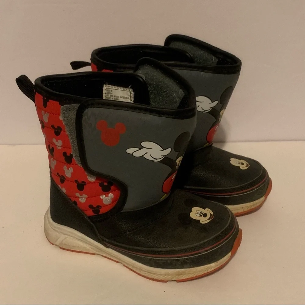 Disney Mickey Mouse Kids Snow Boots